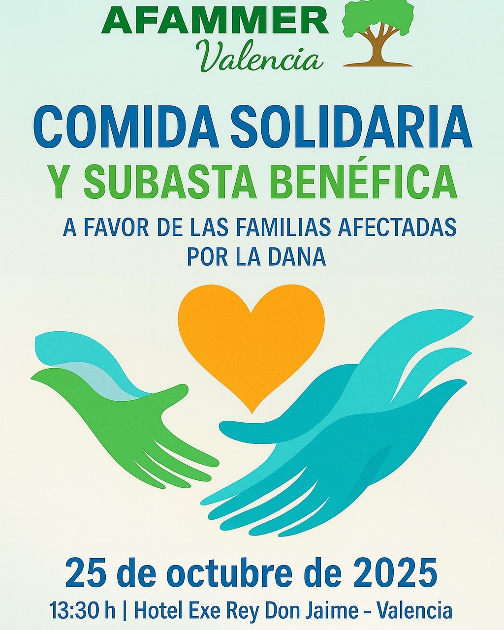 Comida Solidaria y Subasta Benéfica – Afammer Valencia