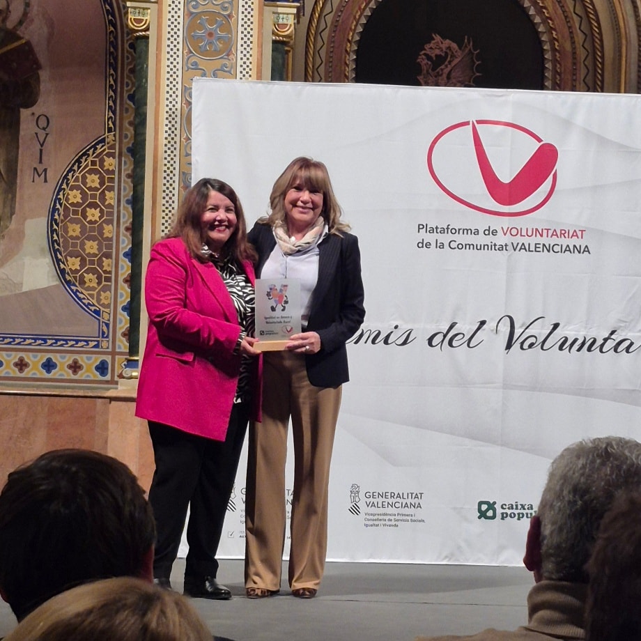 AFAMMER Valencia, premiada en la X edición de los Premios del Voluntariado de la Comunitat Valenciana por su labor con las mujeres rurales