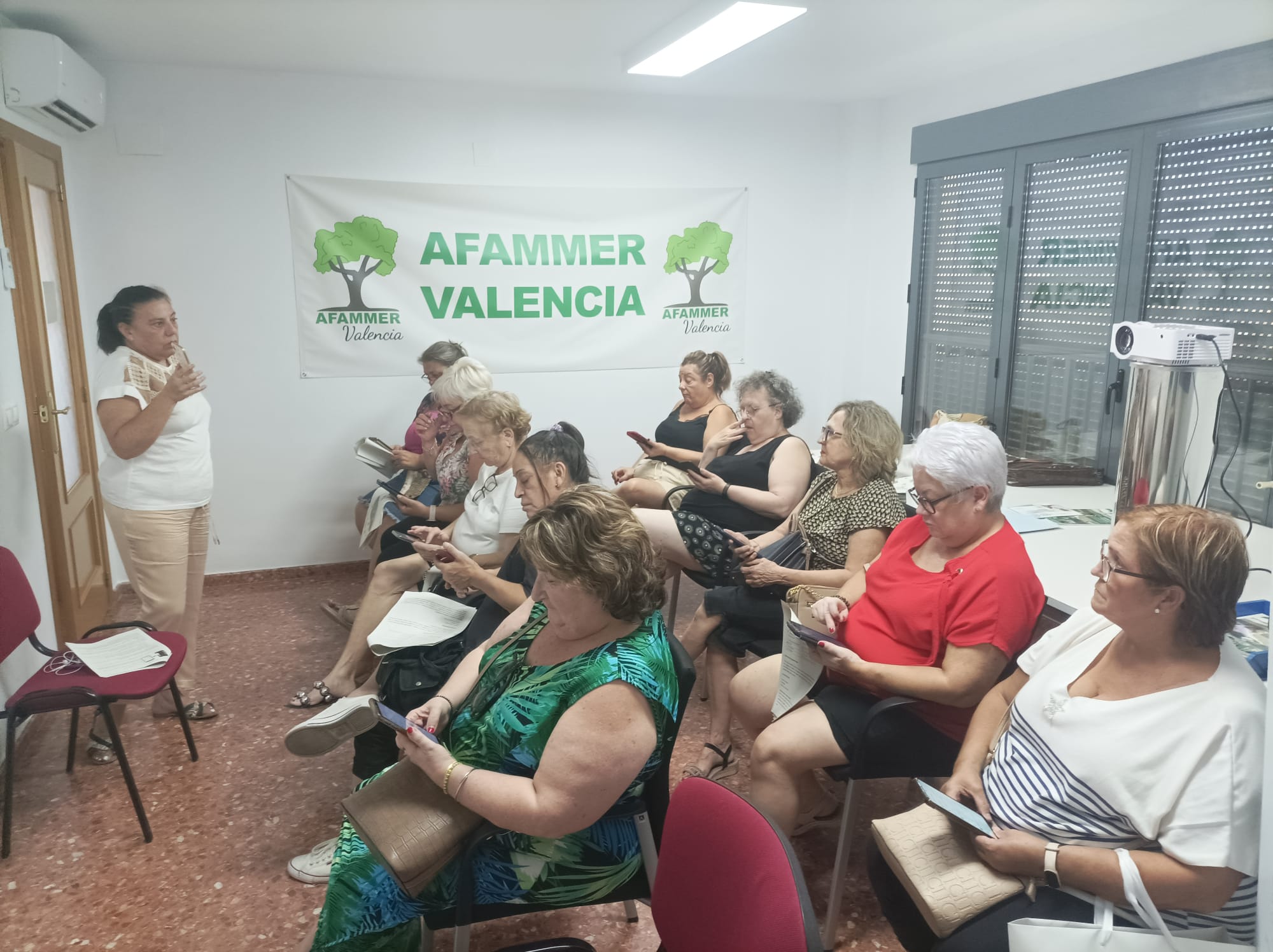 Manises imparteix una nova sessió de formació sobre Habilitats Digitals Bàsiques organitzades per Afammer València